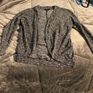 black and white cardigan